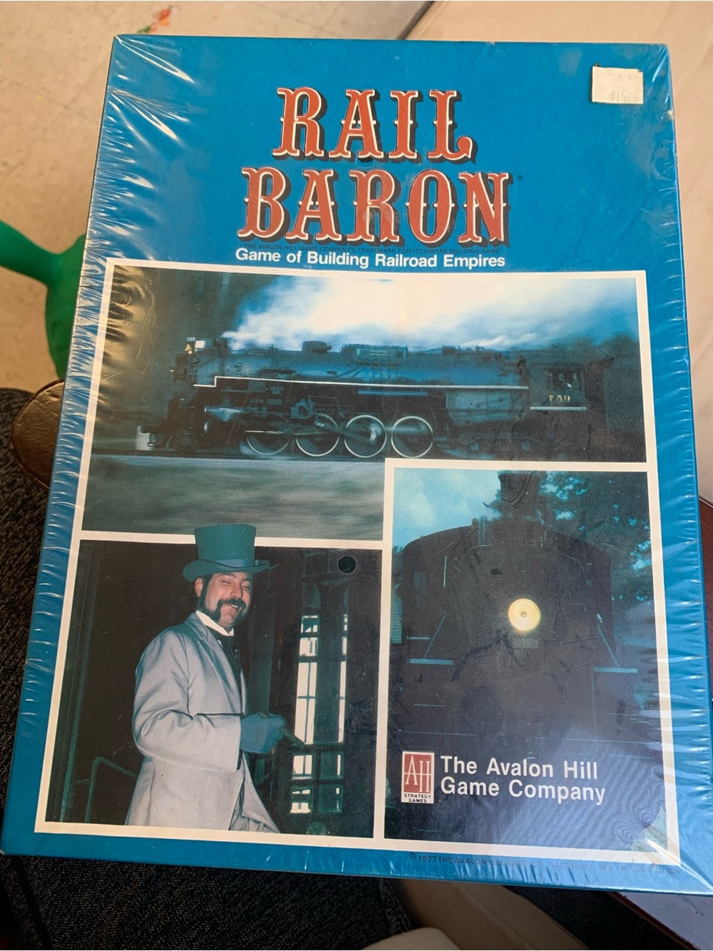 Avalon Hill Board Game Rail Baron 1977 Railroad Train Locomotive New Sealed*READ